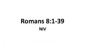 Romans 8:1-39