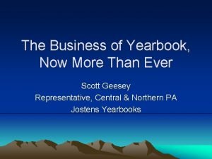 The Business of Yearbook Now More Than Ever