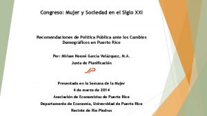 Congreso Mujer y Sociedad en el Siglo XXI