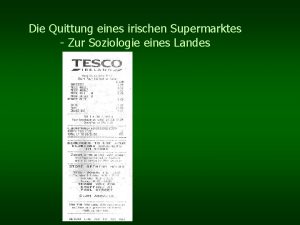 Irischer supermarkt