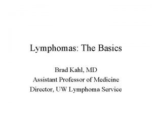 Brad kahl md