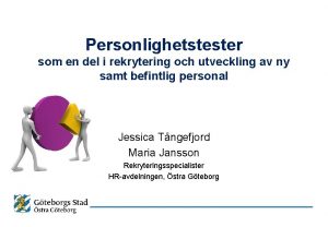 Personlighetstest rekrytering