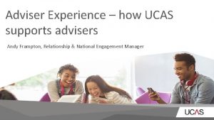 Ucas for advisers