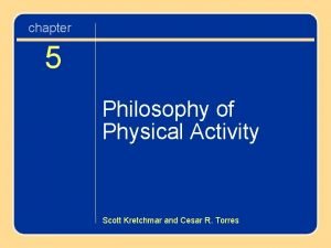 Philosophy of physical activity