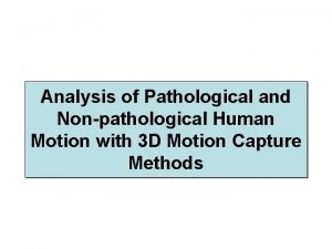Pathological analysis