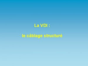 Objectif vdi