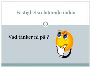 Fastighetsindex sverige