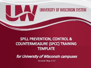 Spill prevention plan template