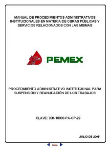 MANUAL DE PROCEDIMIENTOS ADMINISTRATIVOS INSTITUCIONALES EN MATERIA DE