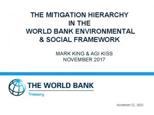 World bank hierarchy