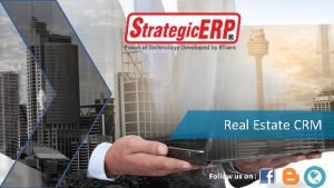 Strategicerp-real estate erp software