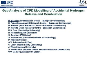 International Conference on Hydrogen Safety 12 14 September