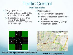 Traffic Control Marie des Jardins Why I picked