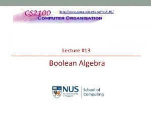 http www comp nus edu sgcs 2100 Lecture