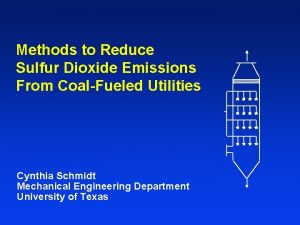 How to reduce sulfur dioxide