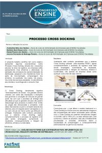 PROCESSO CROSS DOCKING Andreilma Silva dos Santos Aluna