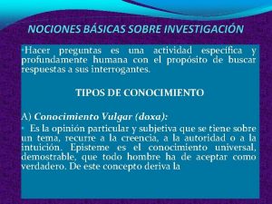 Hacer preguntas es una actividad especfica y profundamente