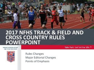 Nfhs track and field dimensions