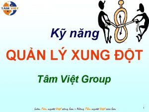 K nng QUN L XUNG T Tm Vit