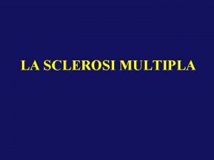 Sclerosi multipla mielina