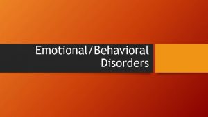 Conduct disorder meaning