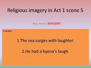 Religious imagery in romeo and juliet act 1, scene 5