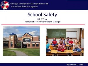 Georgia Emergency Management and Homeland Security Agency School