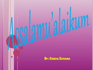 BY SISKHA SOFIANA HukumHukum Dasar Kimia STANDAR KOMPETENSI