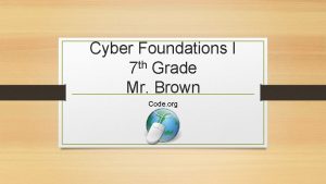 Cyber foundations