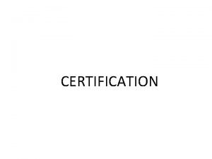 CERTIFICATION PDE Website http www education state pa