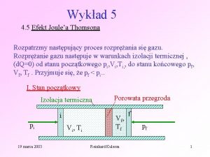 Efekt joule'a thomsona