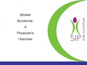 Stickler syndrome pictures