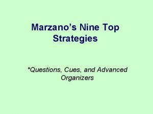 Marzano's nine