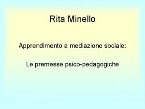 Mediazione sociale significato