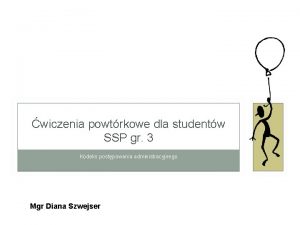 wiczenia powtrkowe dla studentw SSP gr 3 Kodeks