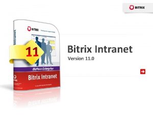 Bitrix intranet