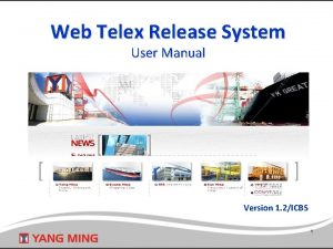 Telex release b/l