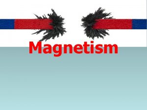 Magnetism Magnetism Is the study of magnetic fields