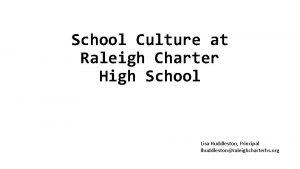 Raleigh charter high school lisa huddleston