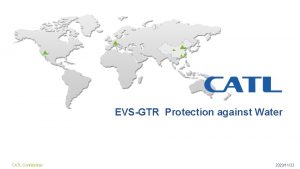 EVSGTR Protection against Water CATL Confidential 20201123 content