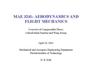 Mach number formula