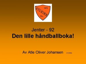 Jenter 92 Den lille hndballboka Av Atle Oliver