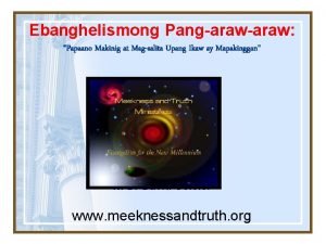 Ebanghelismong Pangaraw Papaano Makinig at Magsalita Upang Ikaw
