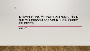 Swift playground lesson plans