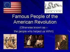 American revolt