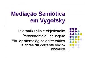 Signos para vygotsky