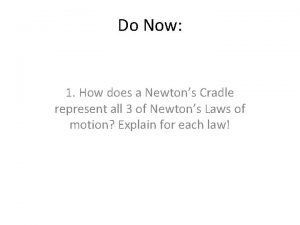 Newton's cradle