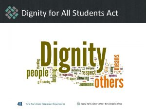 Dignity for All Students Act New York State