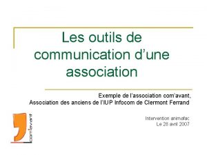 Outils de communication association