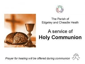 The Parish of Edgeley and Cheadle Heath A